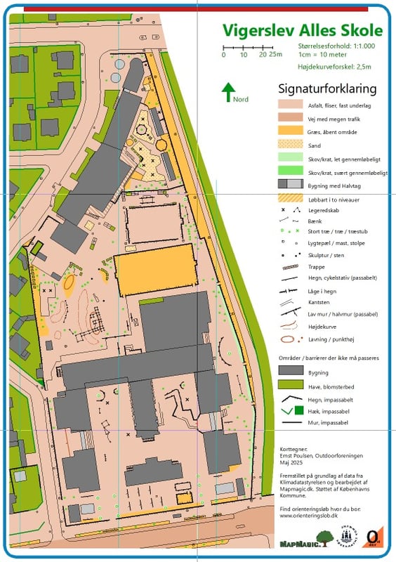 Orientering i Vigerslev Alles Skole